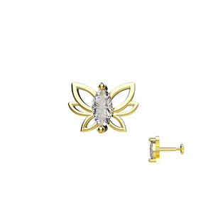 Fashionable Butterfly Nose Ring