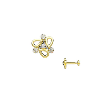 Small Gold Nose Pins