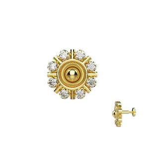 Diamond Nose Pin for Brides