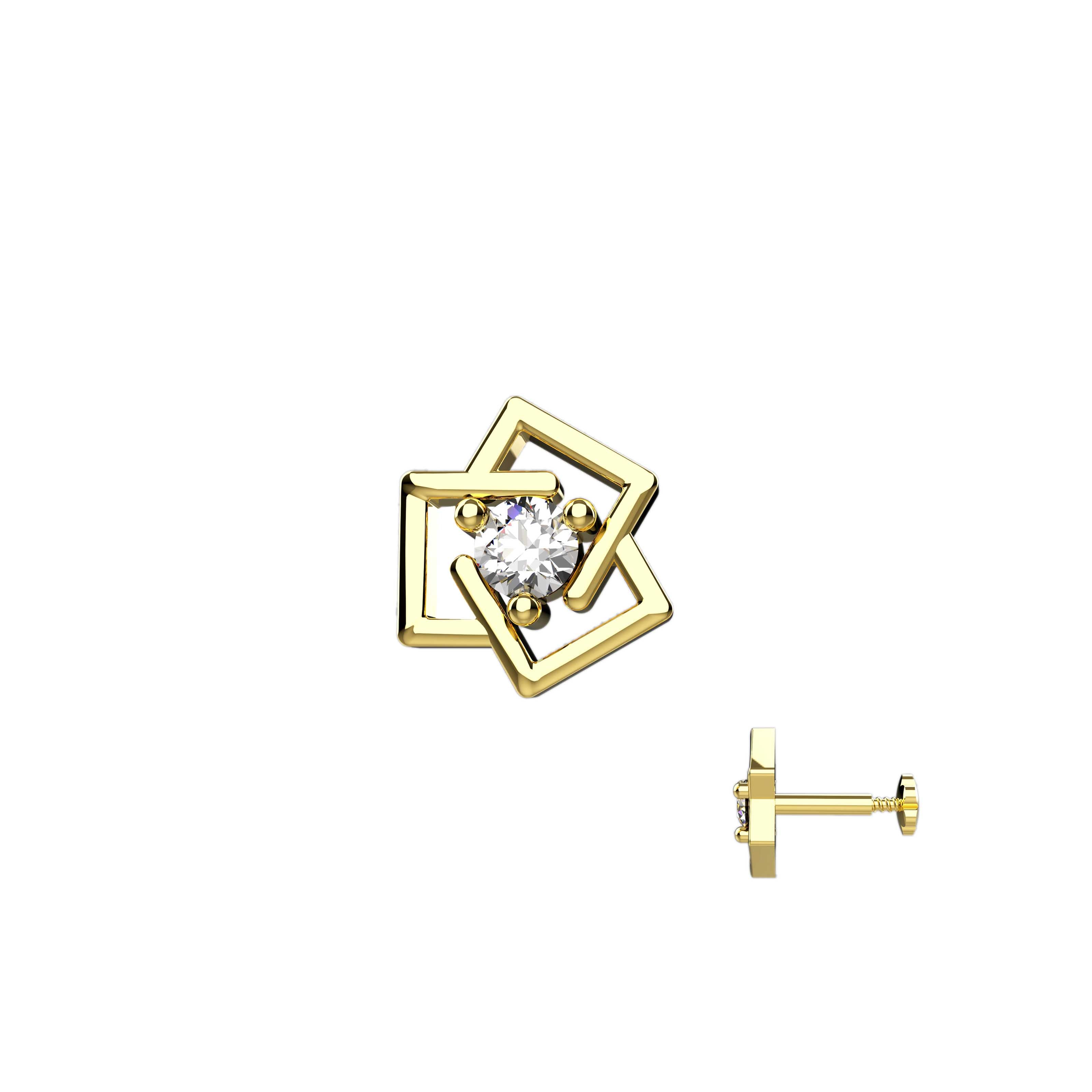 Designer Gold Nose Piercing Nose Pins for Women