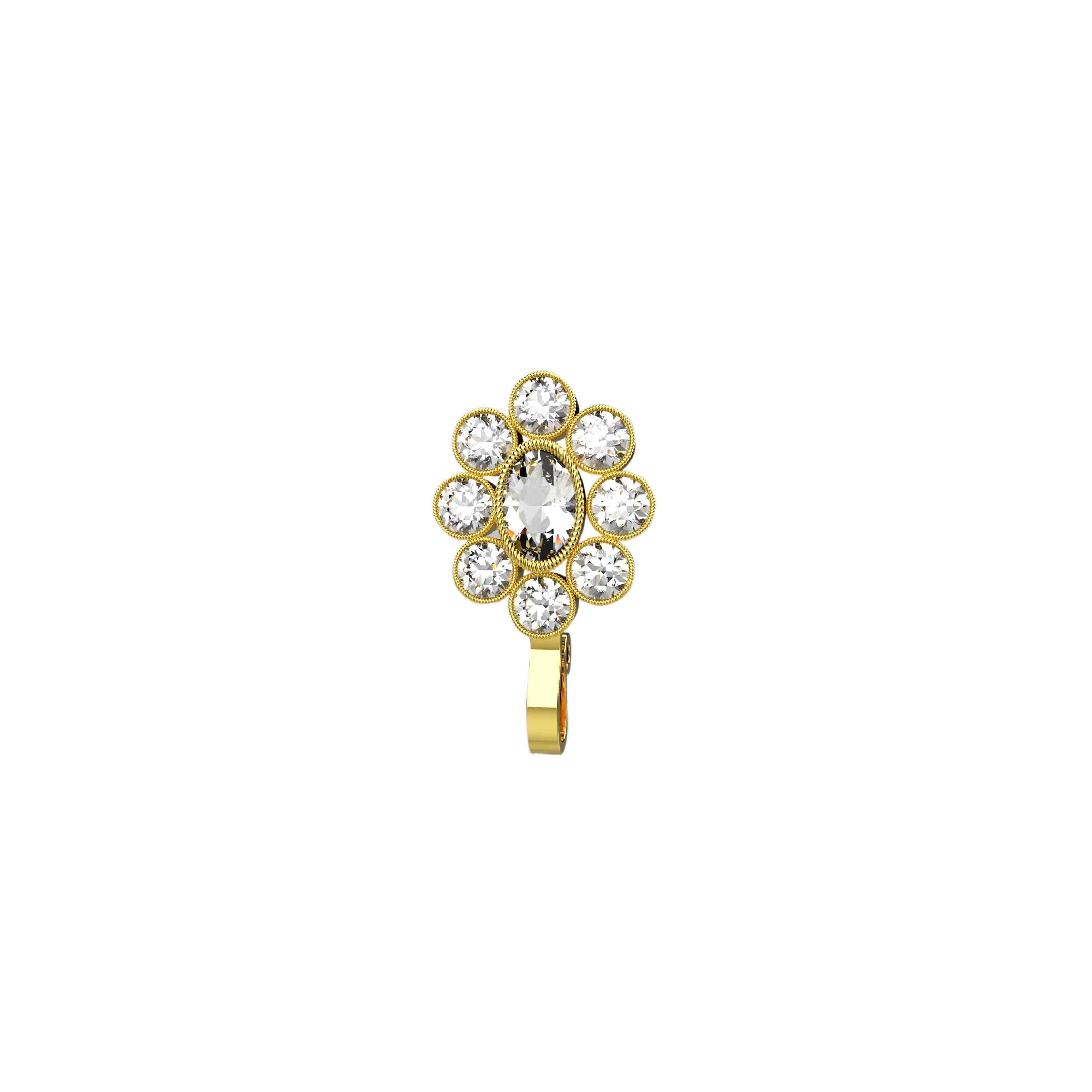 Gold Nose Pins for Women
