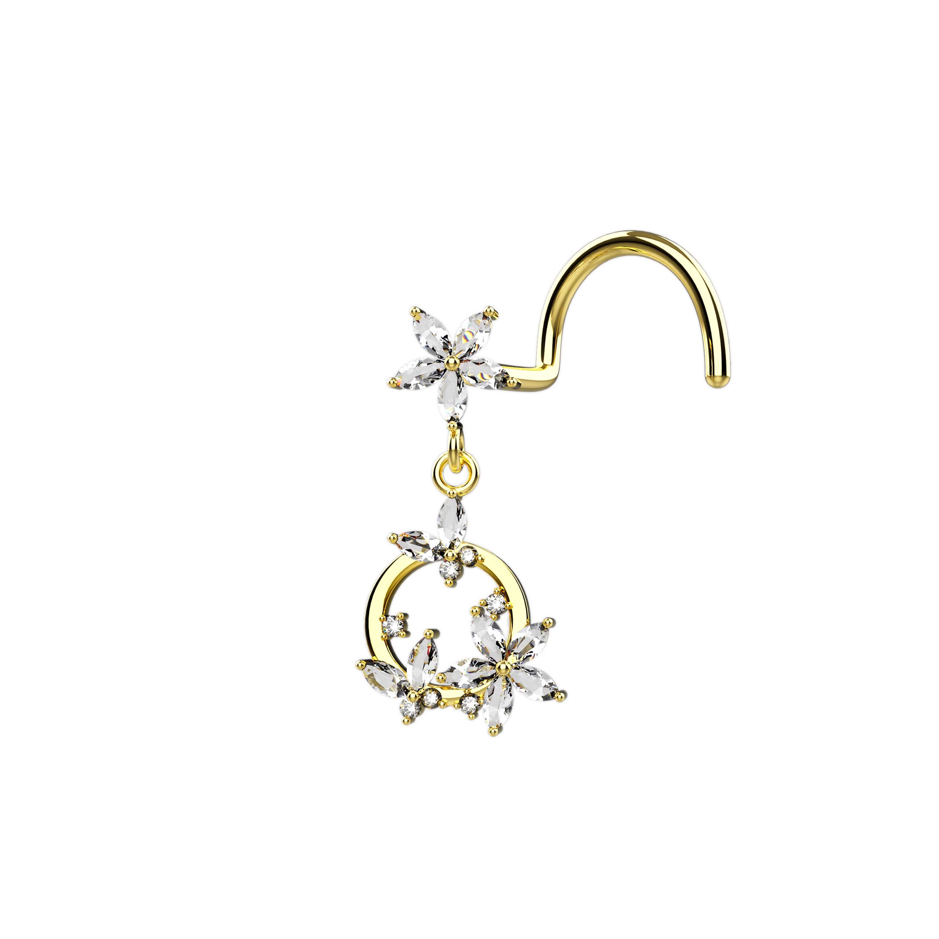 Beautiful Butterfly Nose Studs | Luxury Gold Plated Designs