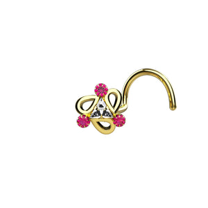 Designer Gold Nose Pins