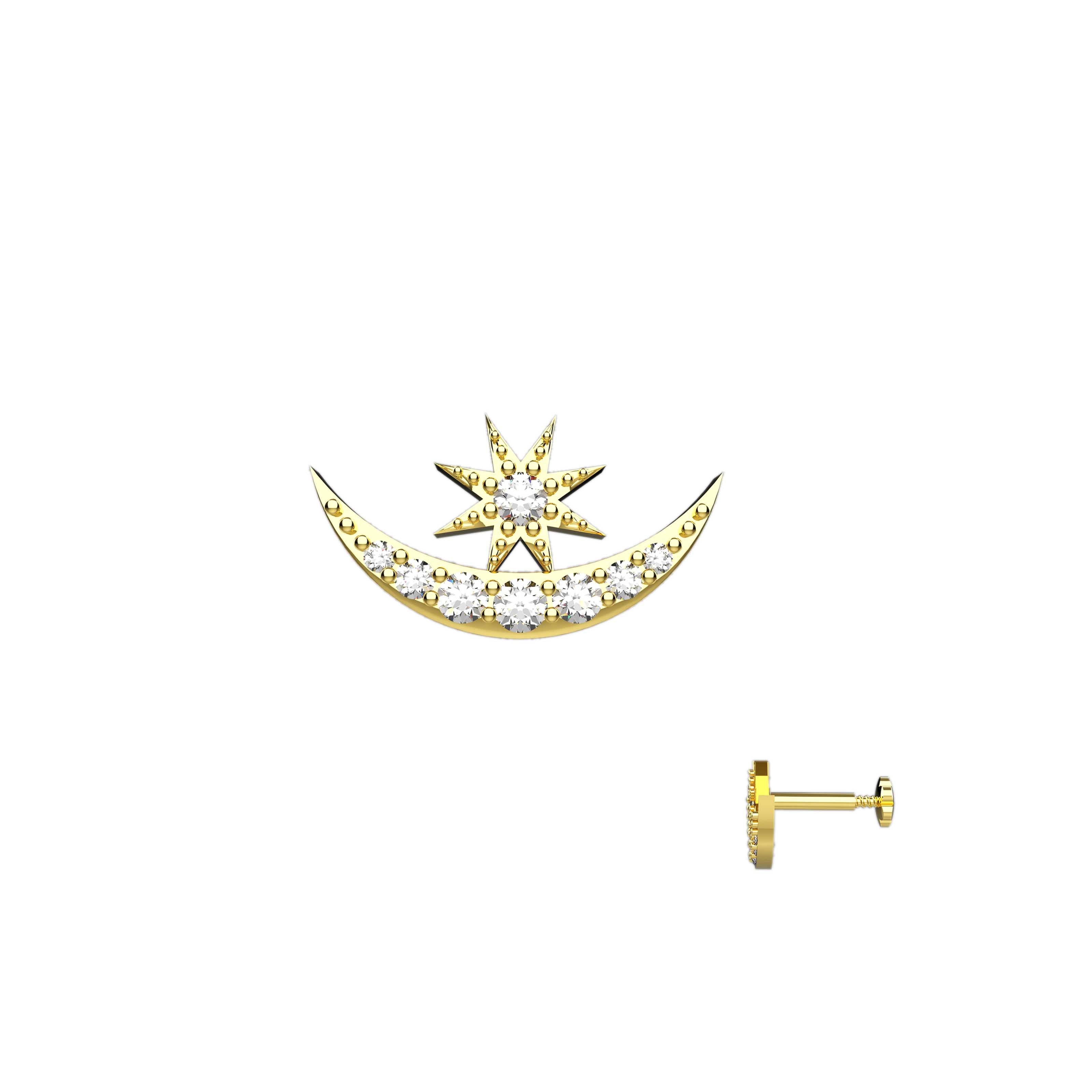 Star Nose Pin for Women