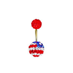Barbell belly button rings