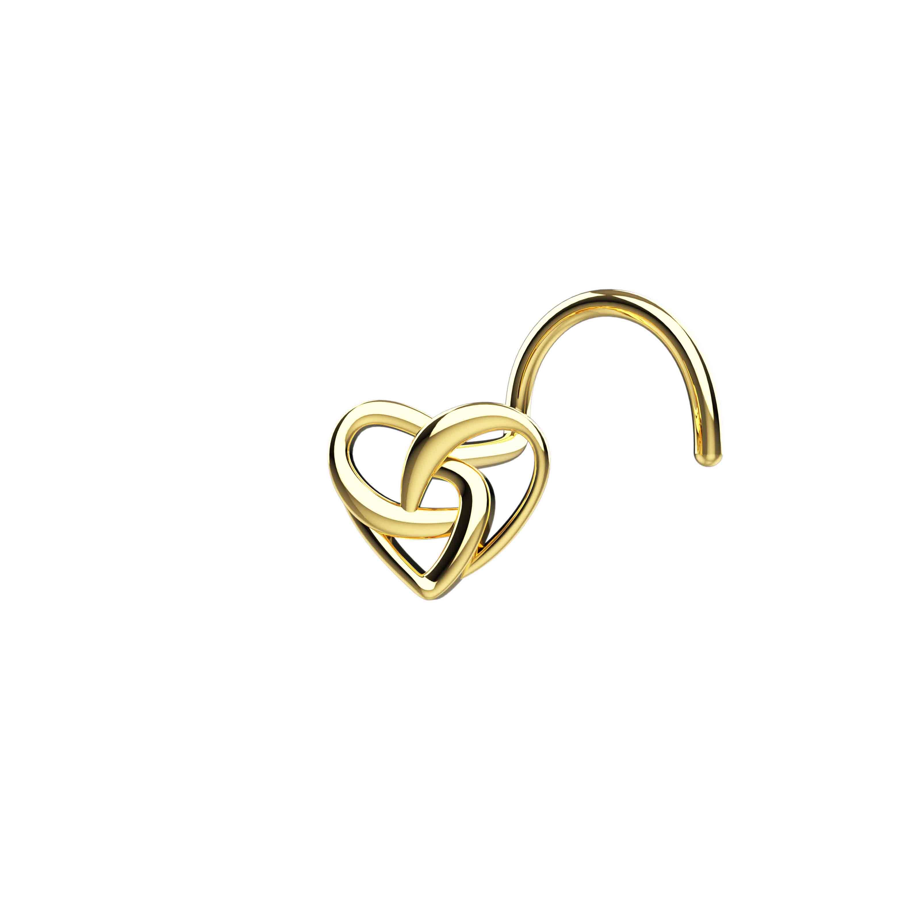 Heart Nose Pins & Studs Jewellery | Perfect Nose Ring for Daily Wear
