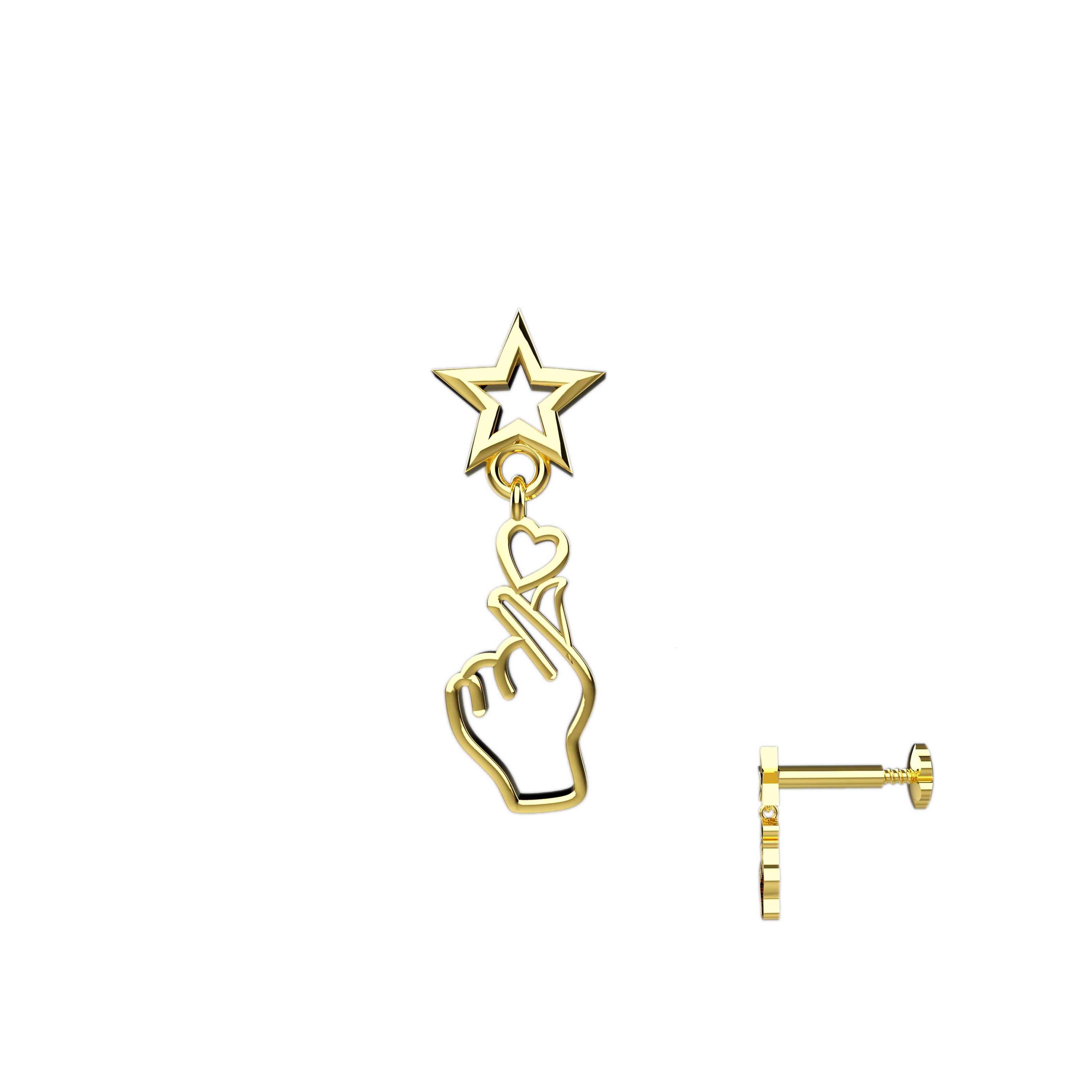 BTS Design Nose Pins