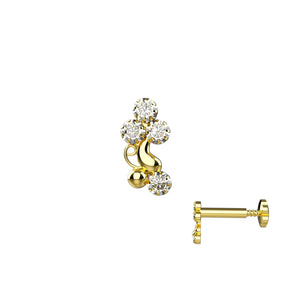 Women's modern nose jewelry