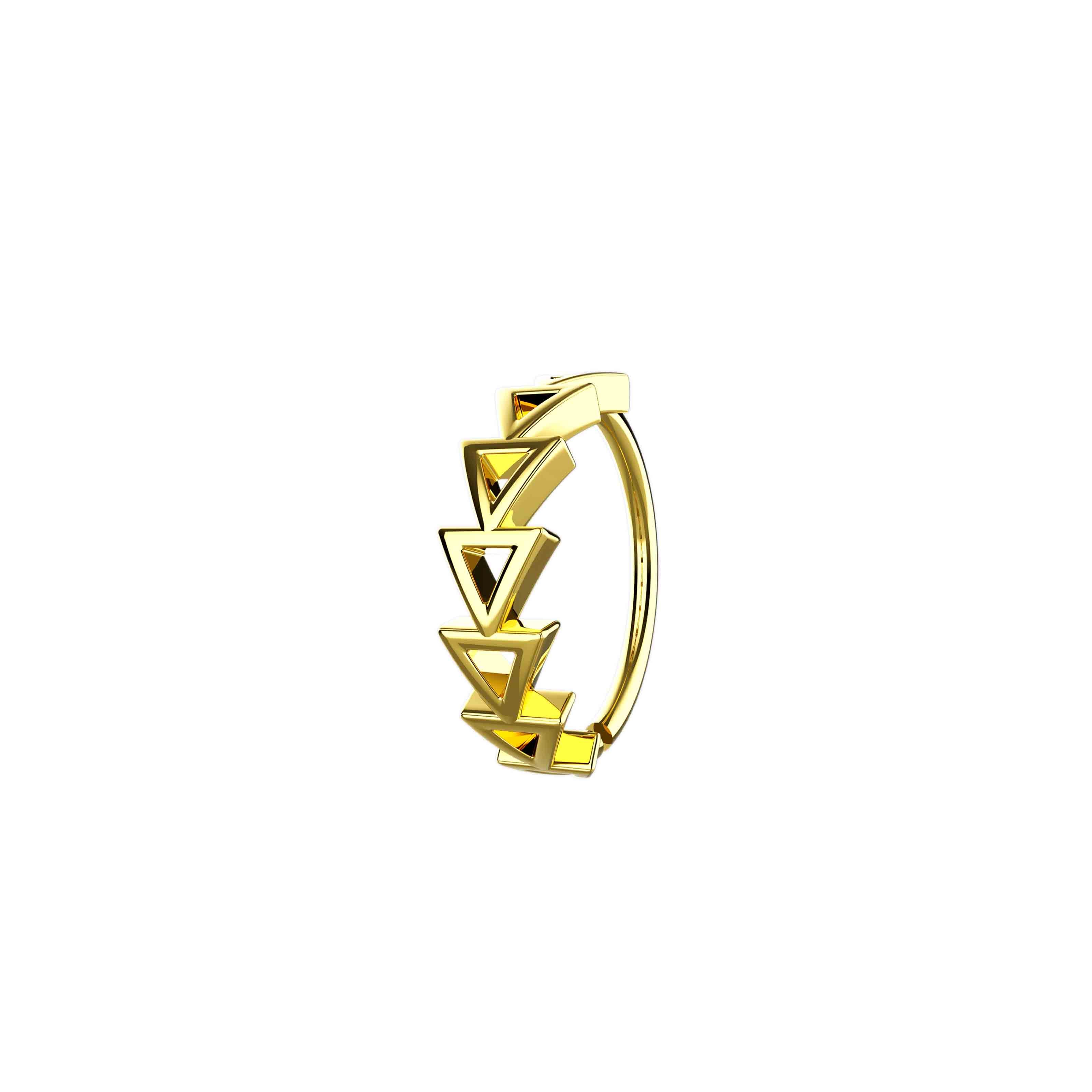 womens gold nose studs