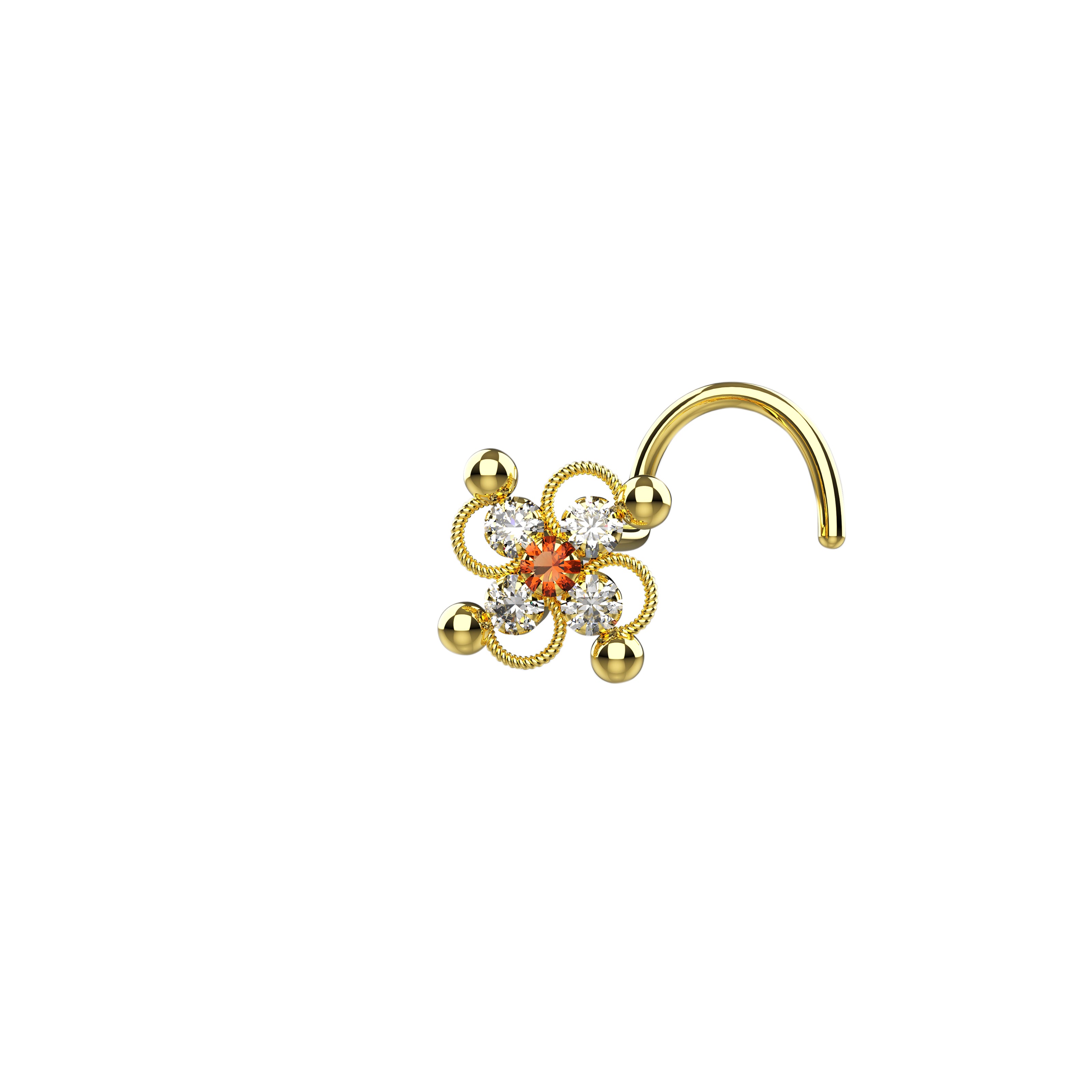 clip on nose ring for girls