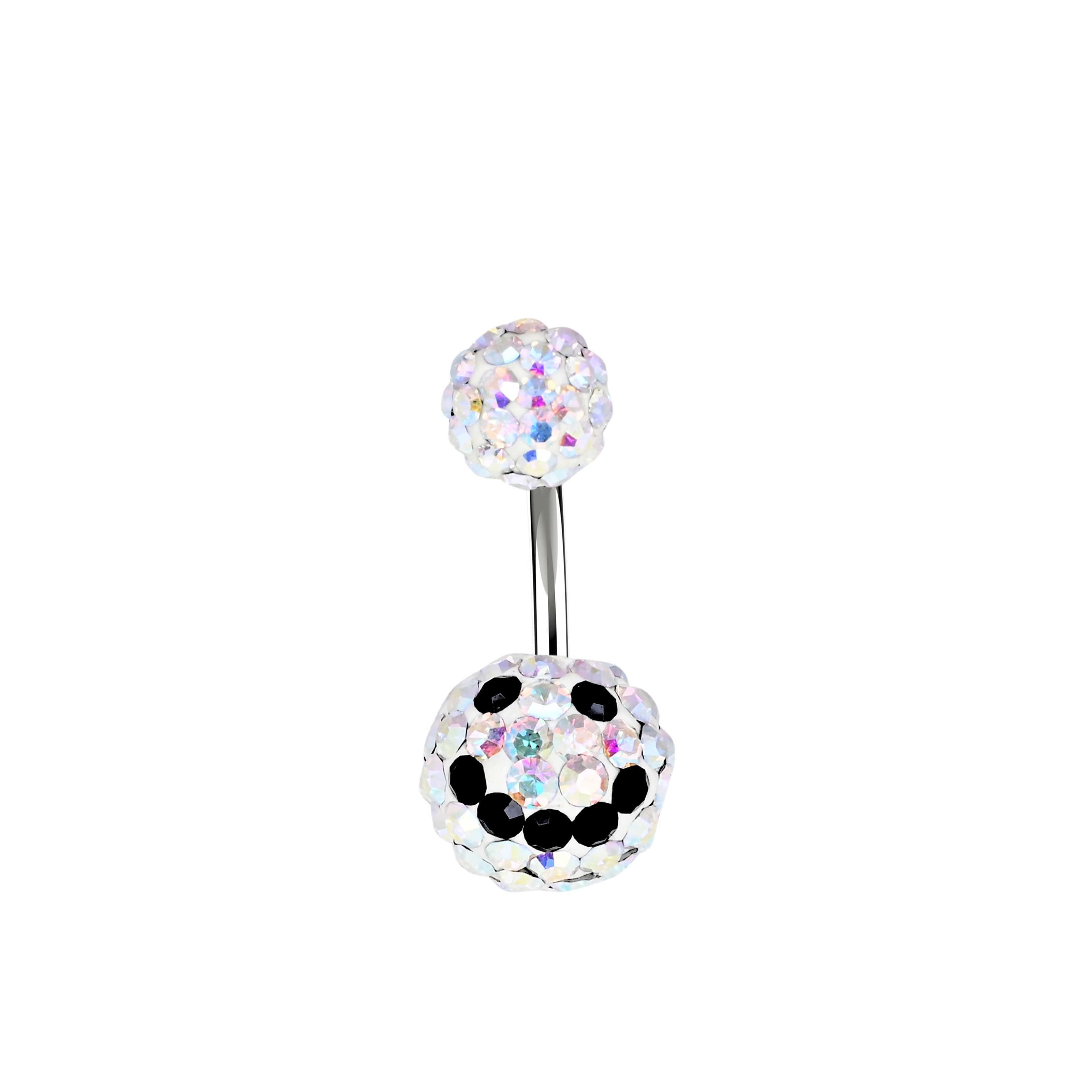 Barbell belly ring designs