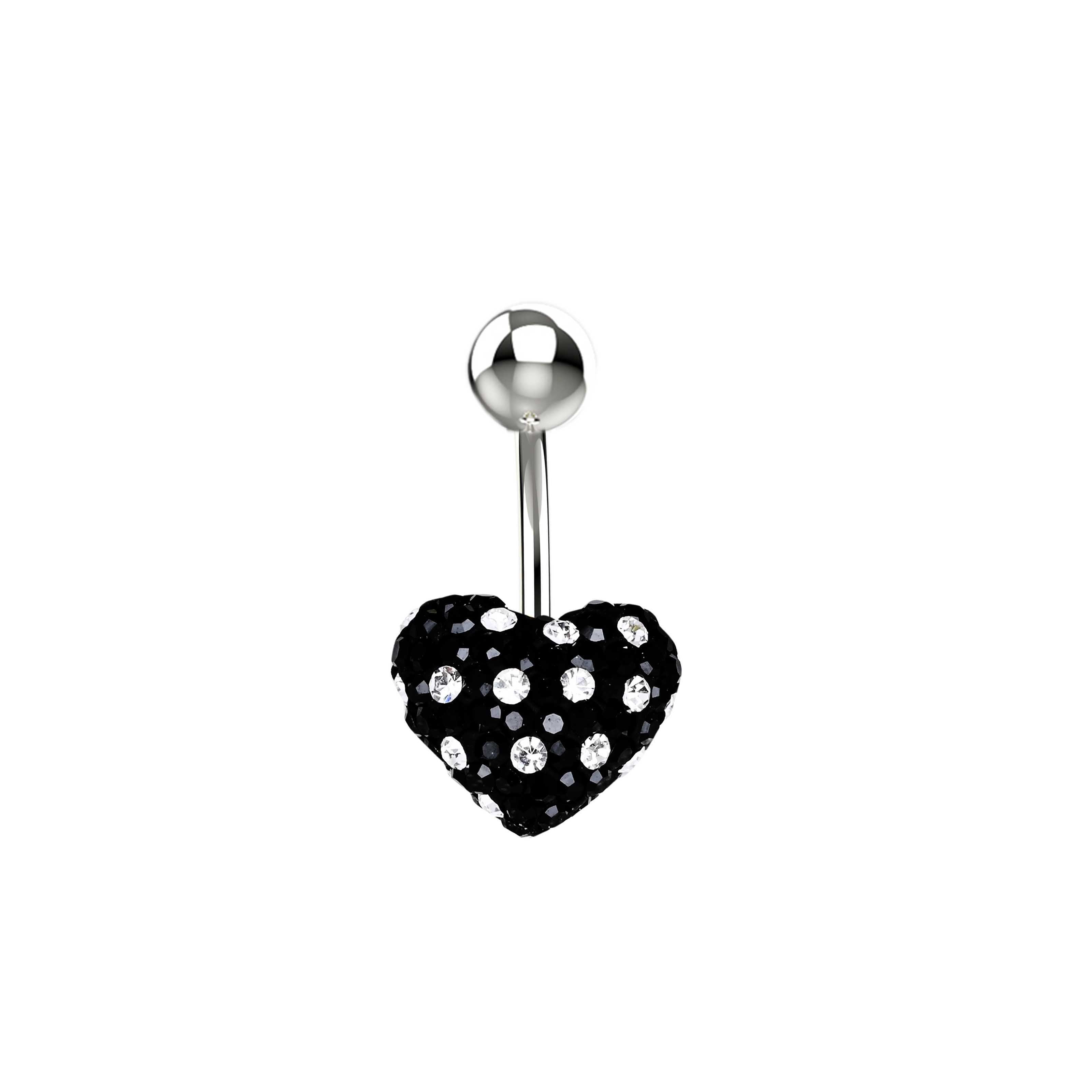 Stylish silver belly rings