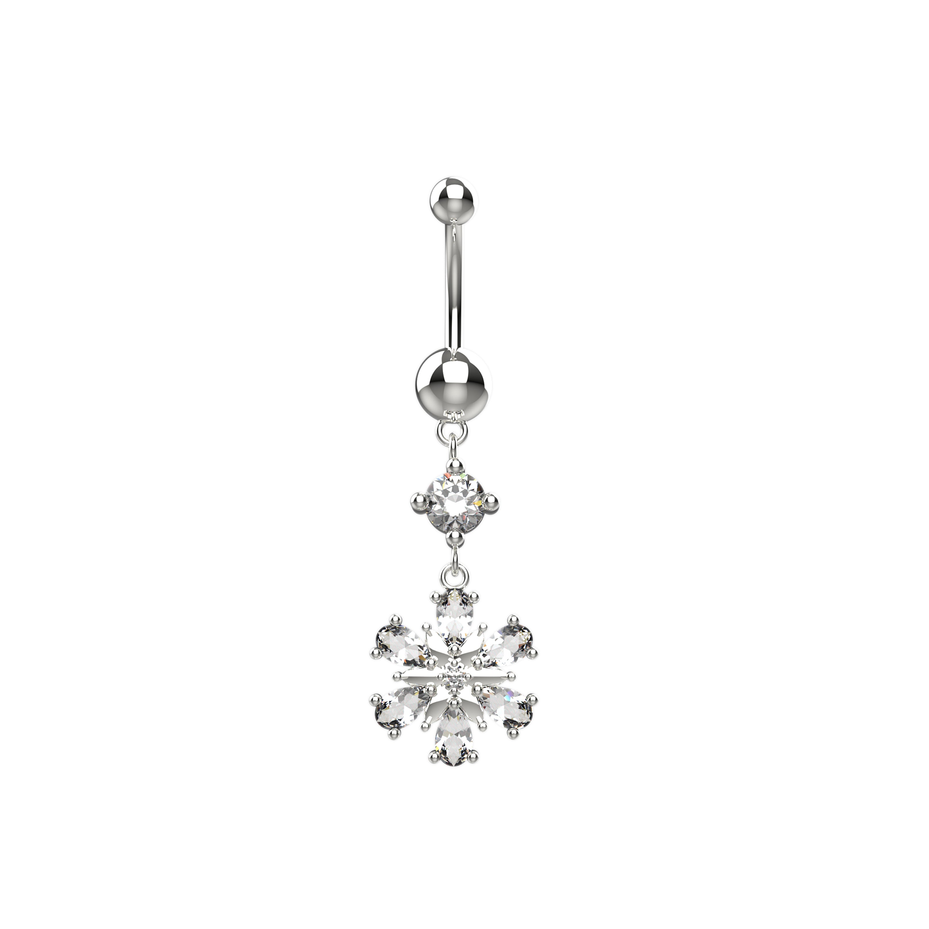 Sterling silver belly rings