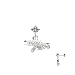 Sterling Silver Nose Piercing