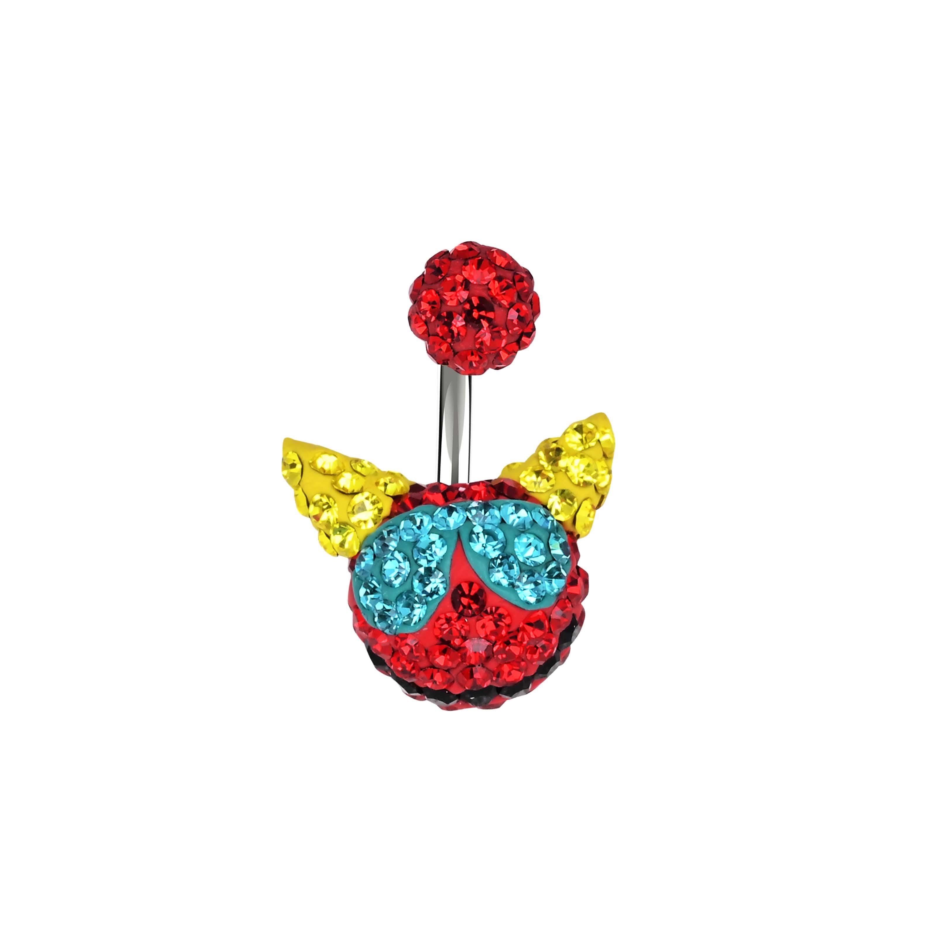 Banana bar navel rings