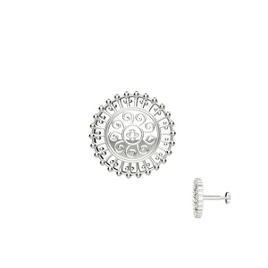 Silver Modern Nose Studs