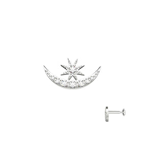 Unique Silver Nose Pins