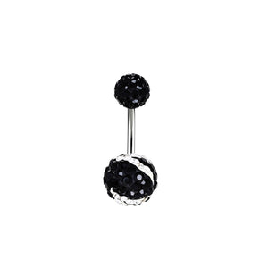 Silver belly button rings for women