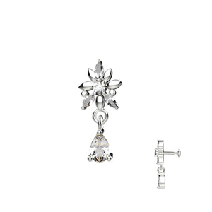 White cubic zircon jewelry