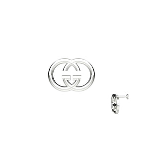 Silver Gucci Nose Pins