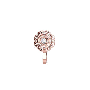 Rose Gold Clip on Nose Rings