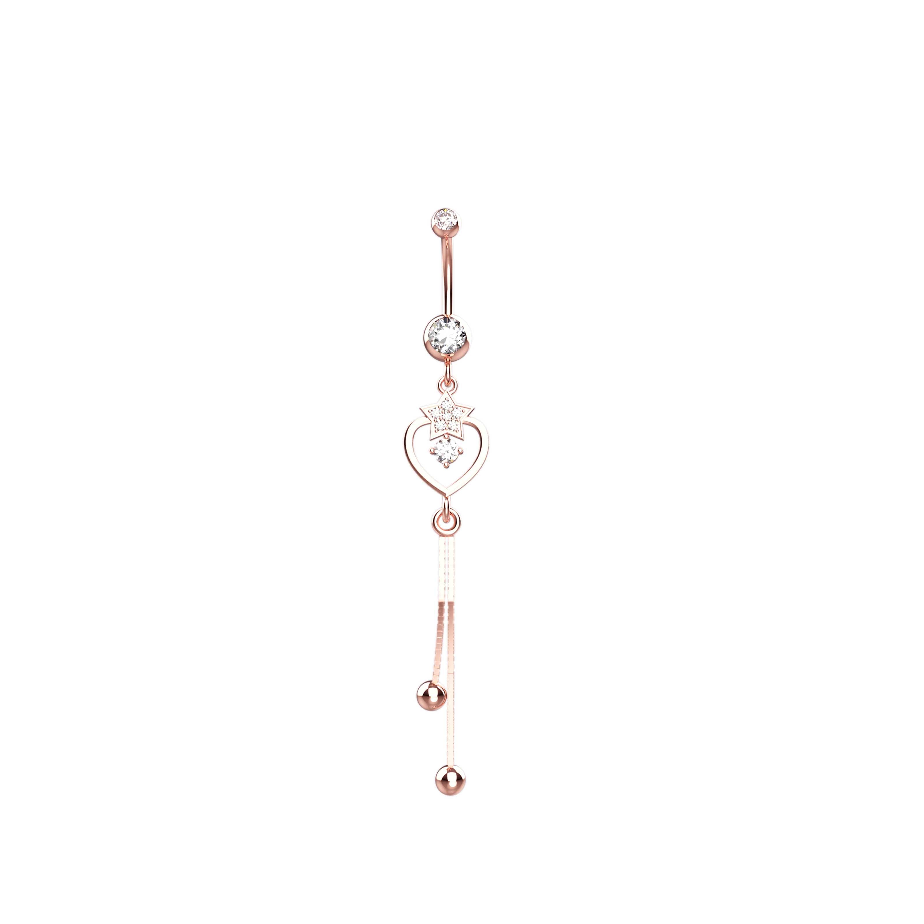 Lightweight belly rings