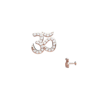 Unique Om Symbol Nose Ring