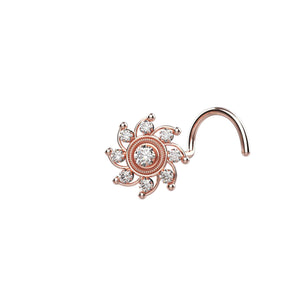 sun nose stud jewellery