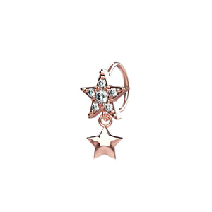 Dangling star nosepins
