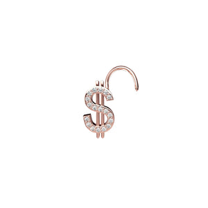 92.5 Sterling Silver Nose Ring for Women