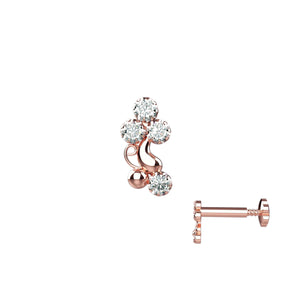 Traditional gold nose rings