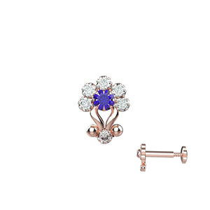 Rose Gold Nose Ring for Women