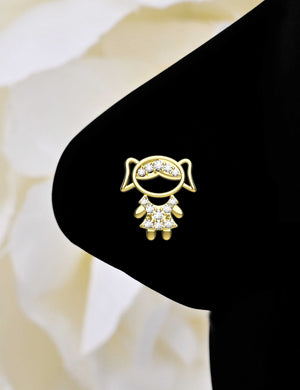 Designer Gold Nose Pins