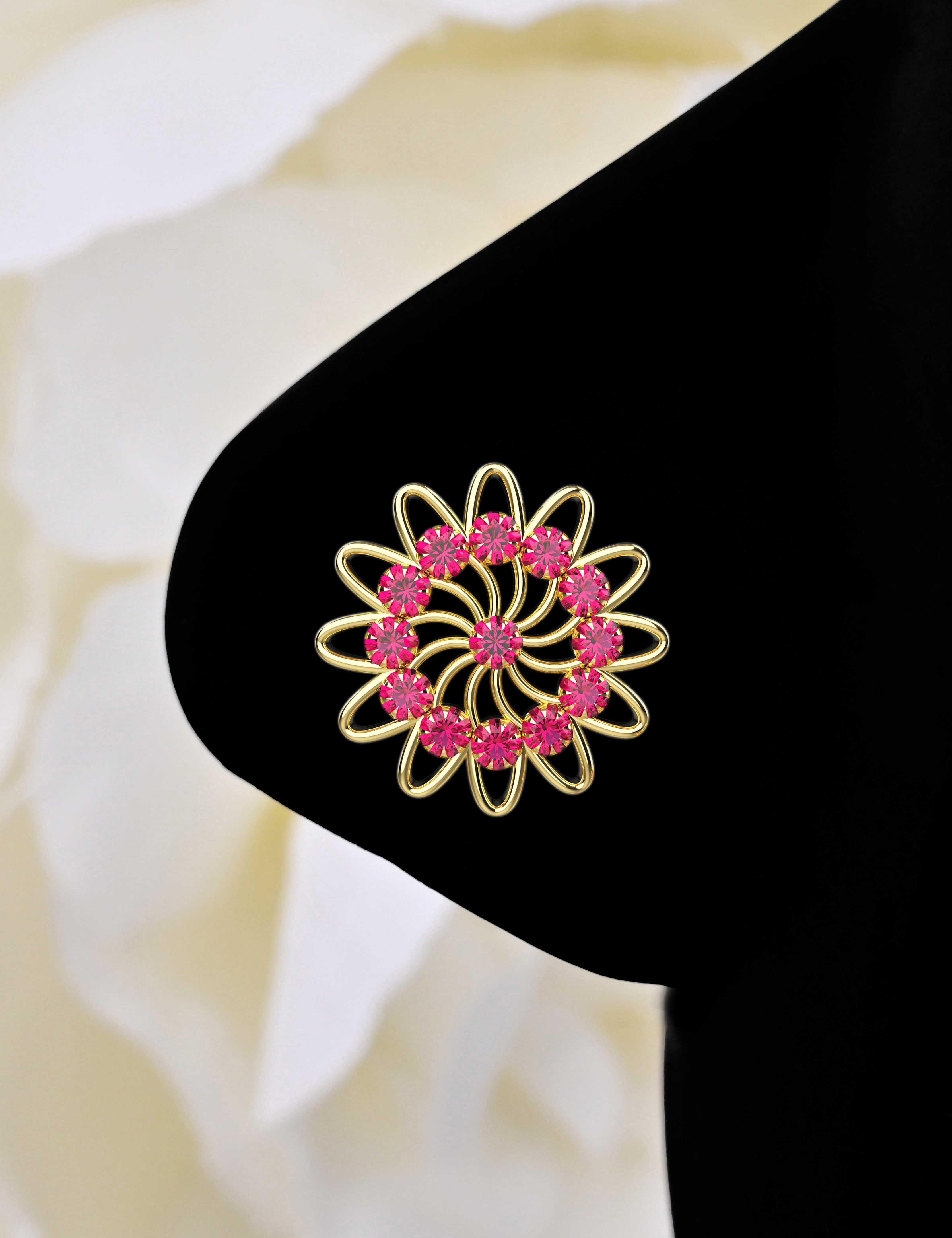 Traditional Gold Nose Pins