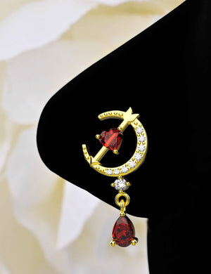 Romantic nose pins for women