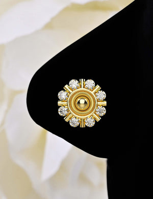 Diamond Nose Pin for Brides