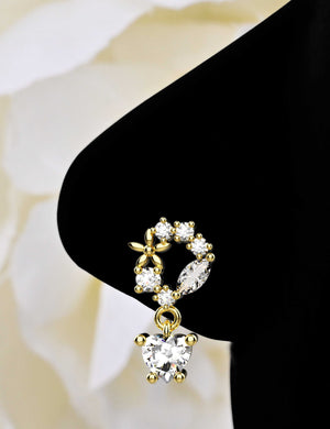 Traditional Gold Nose Pins