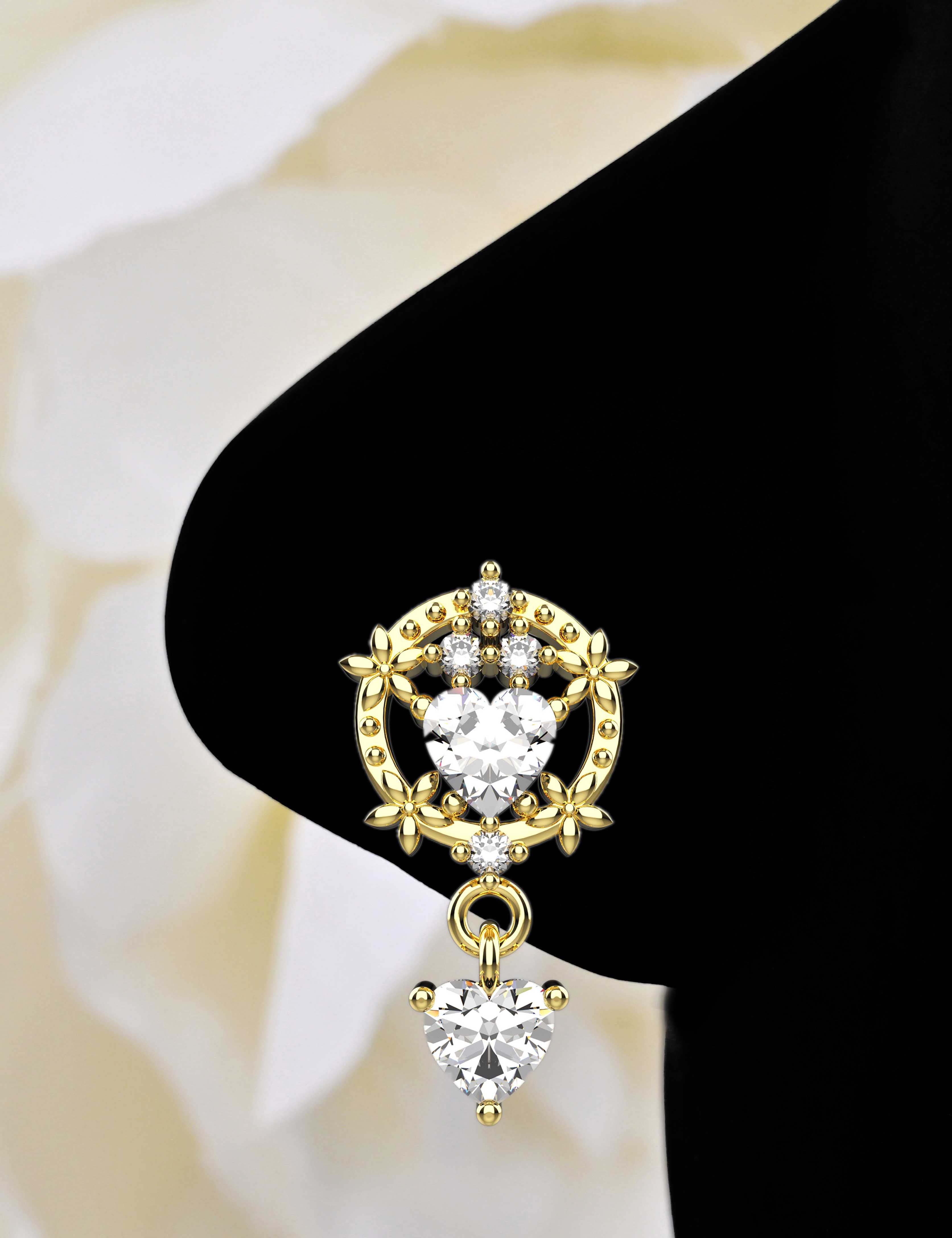 Beautiful Bridal Nose Pins