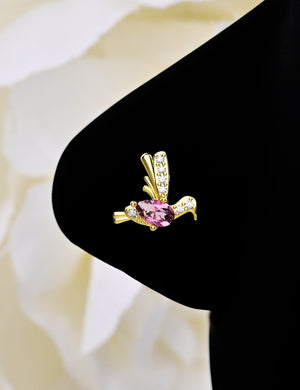 Flying bird design nose jewelry