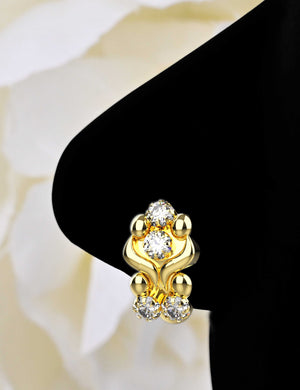 Indian nose pins gold