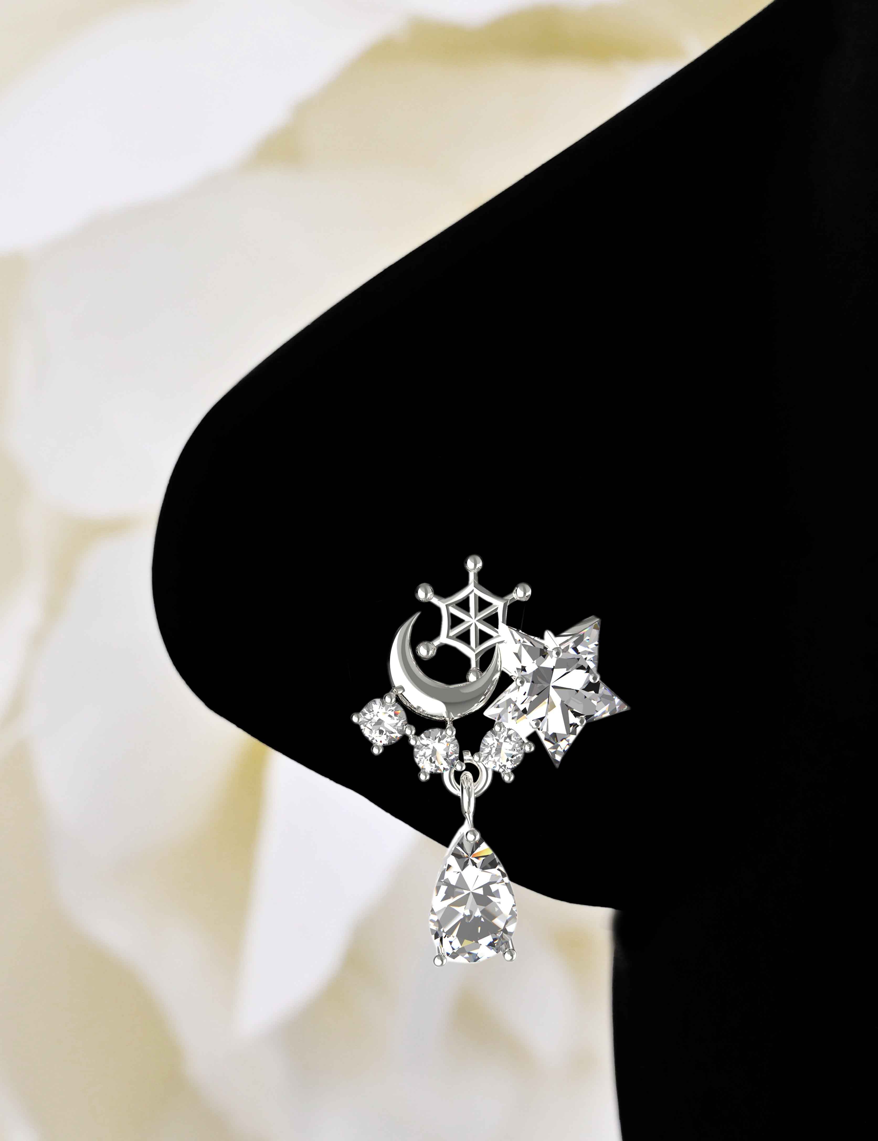 Hanging Nose Pin Design