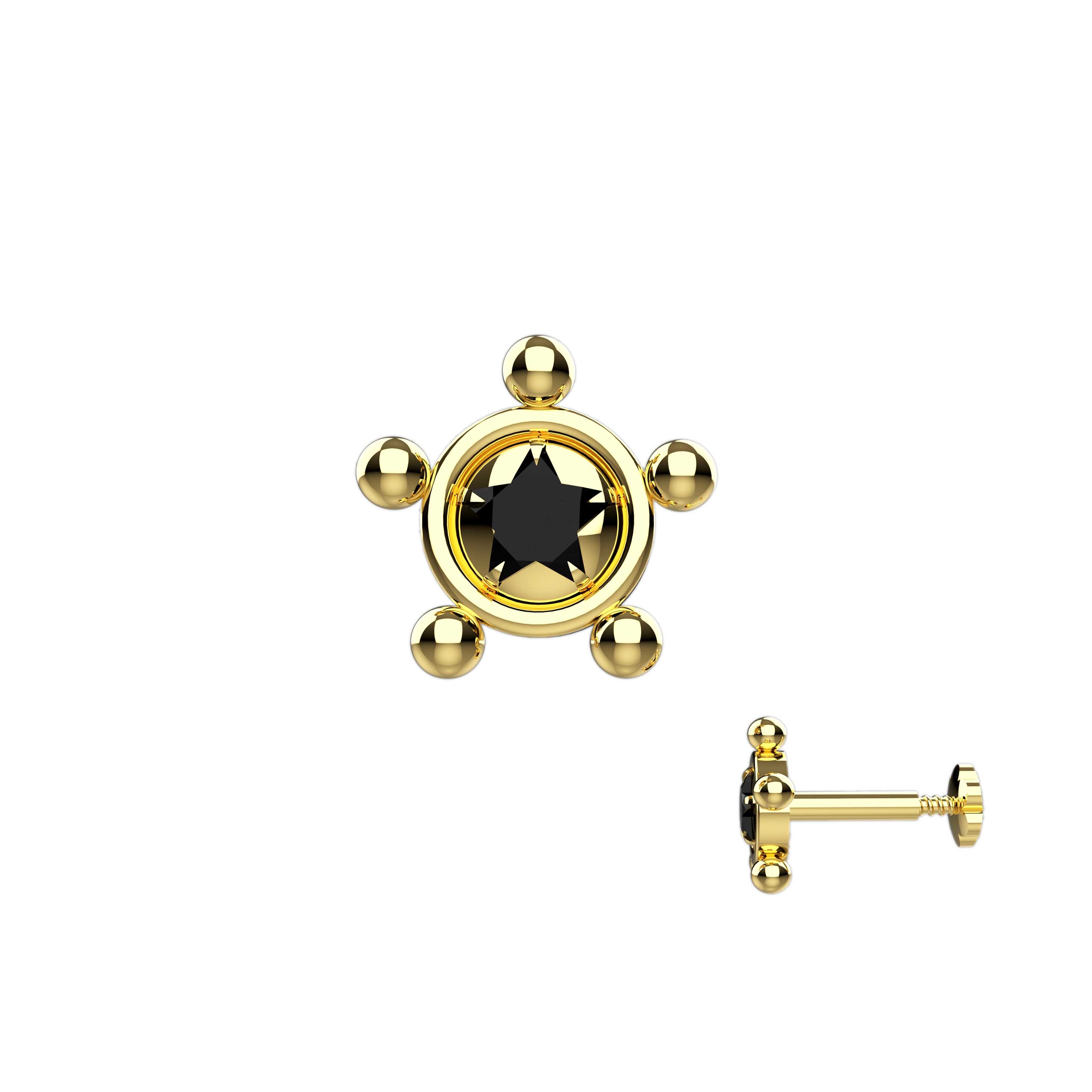 Star Design Nose Ring