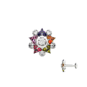 Sterling Silver Nose Stud Design