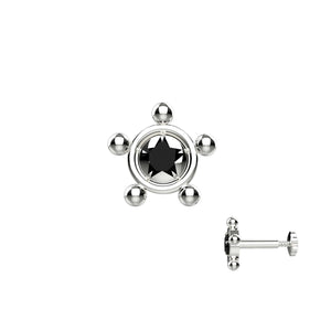 Silver Star Nose Piercing Jewellery