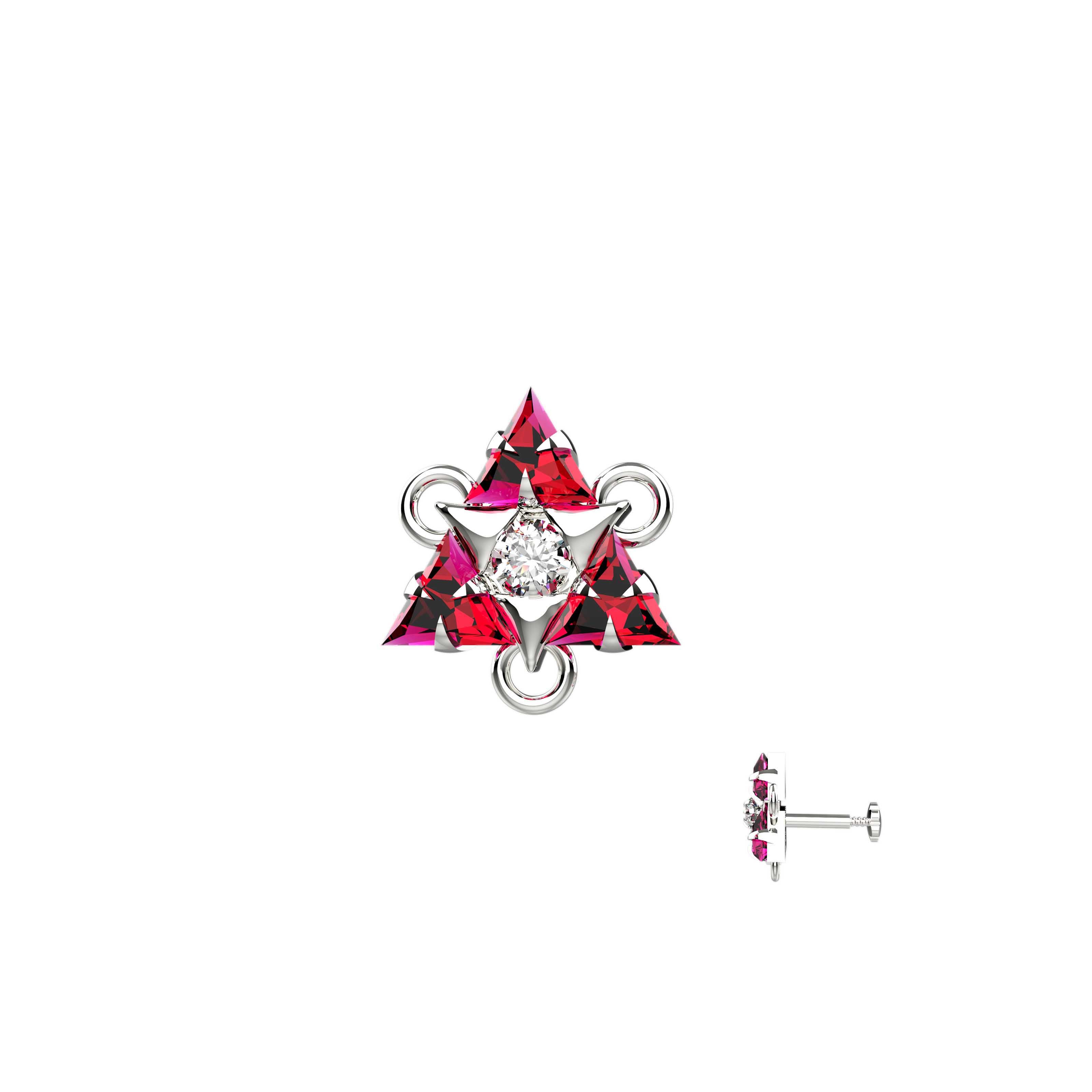 Modern nose pins for female