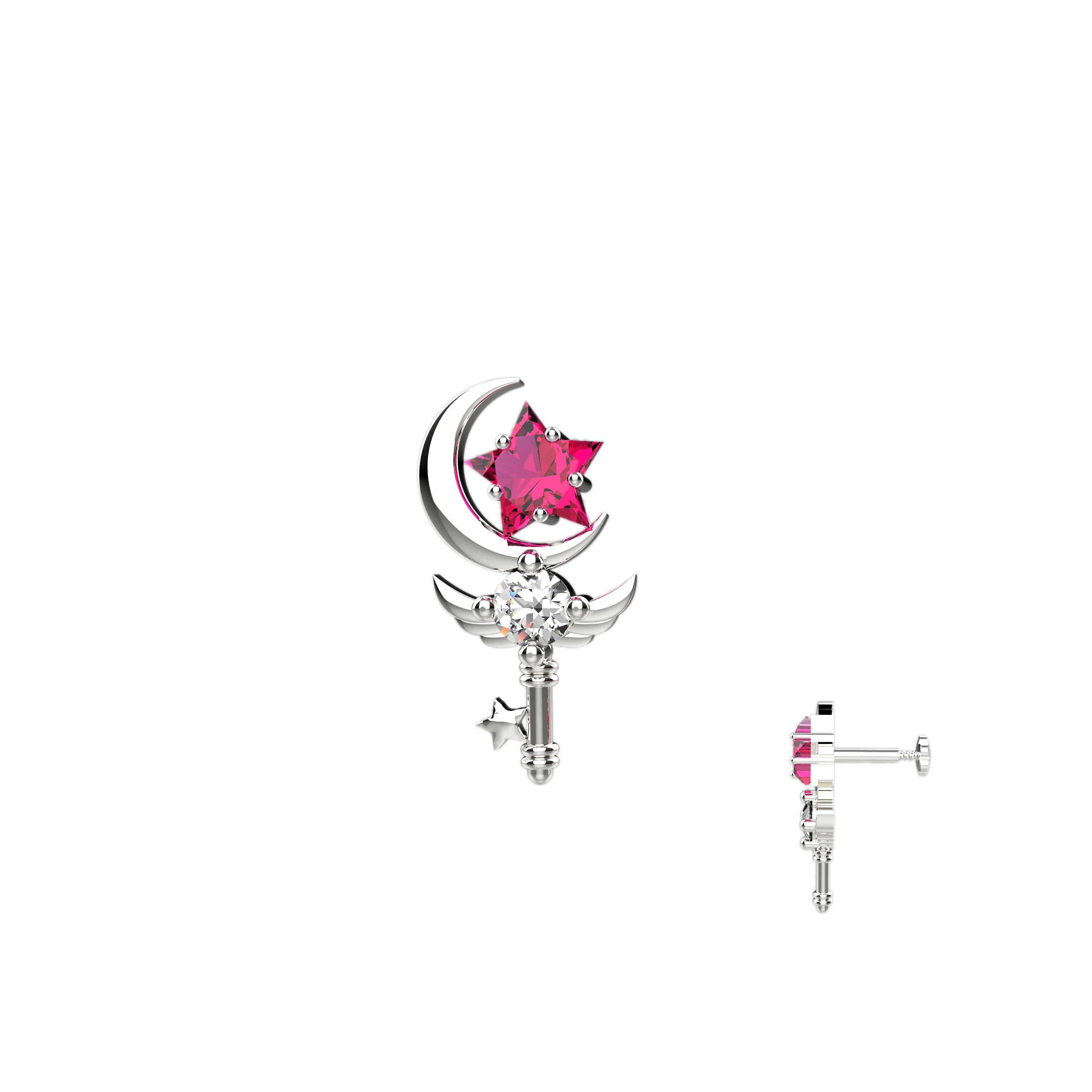 Stylish Women's Nose Pins in 92.5 Sterling Silver