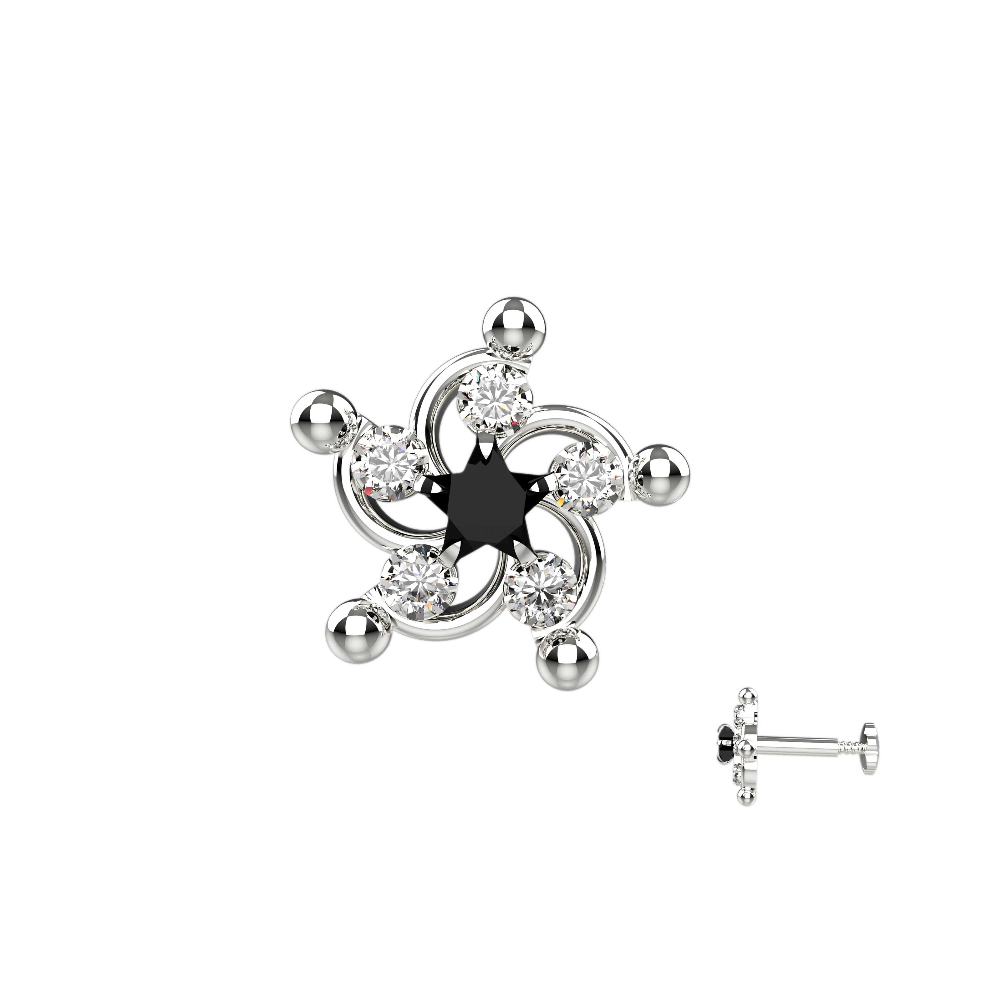 Lightweight Pushback Nose Pins