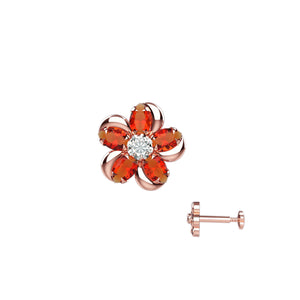 Unique Floral Nose Jewelry