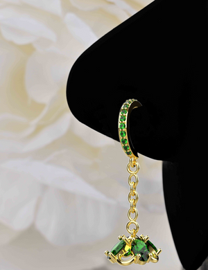 Gold Chain Nose Pins