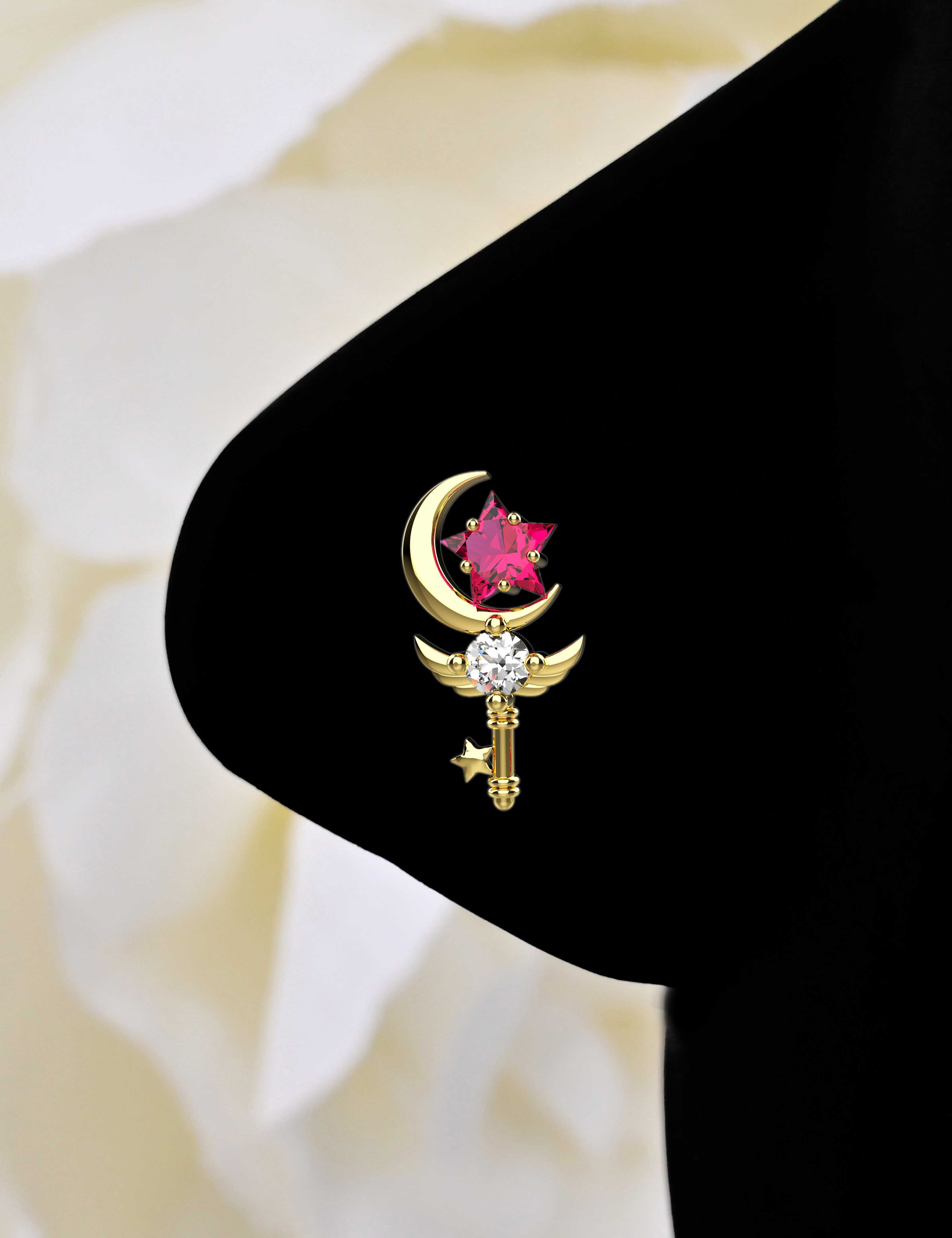 Stylish Women's Nose Pins in 92.5 Sterling Silver